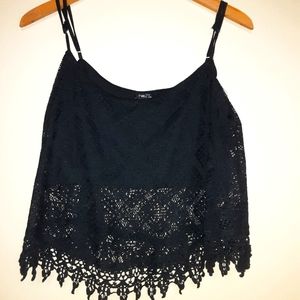 Lace crop top